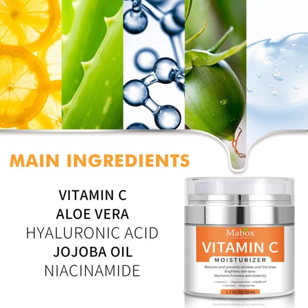 Mabox Vitamin C Skin Care Moisturizer Cream - Image 2