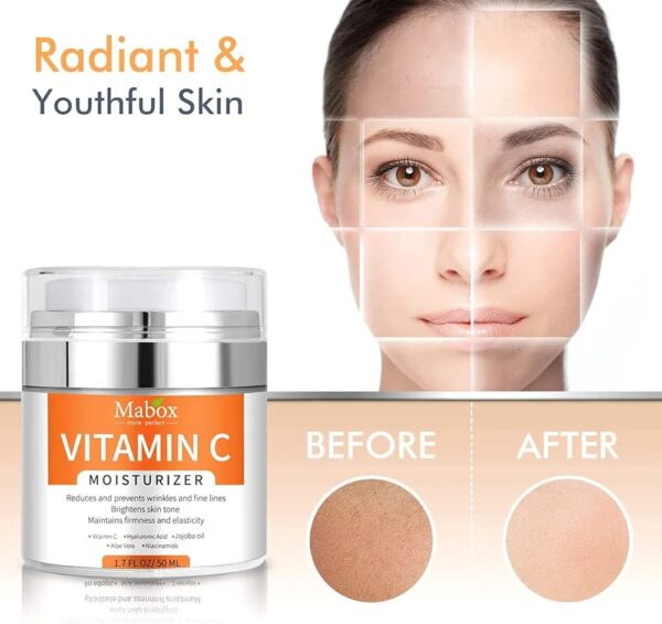 Mabox Vitamin C Skin Care Moisturizer Cream - Image 5