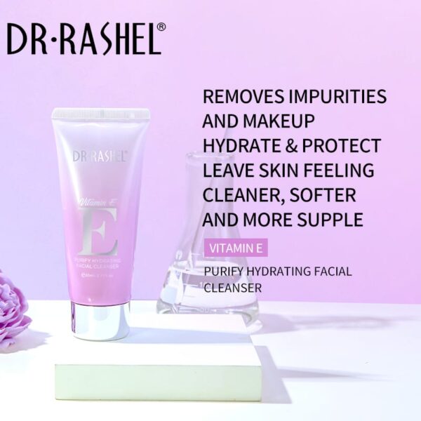 (Original)Dr. Rashel Vitamin E Purify Hydrating Face Wash Facial Cleanser - 80ml - Image 4