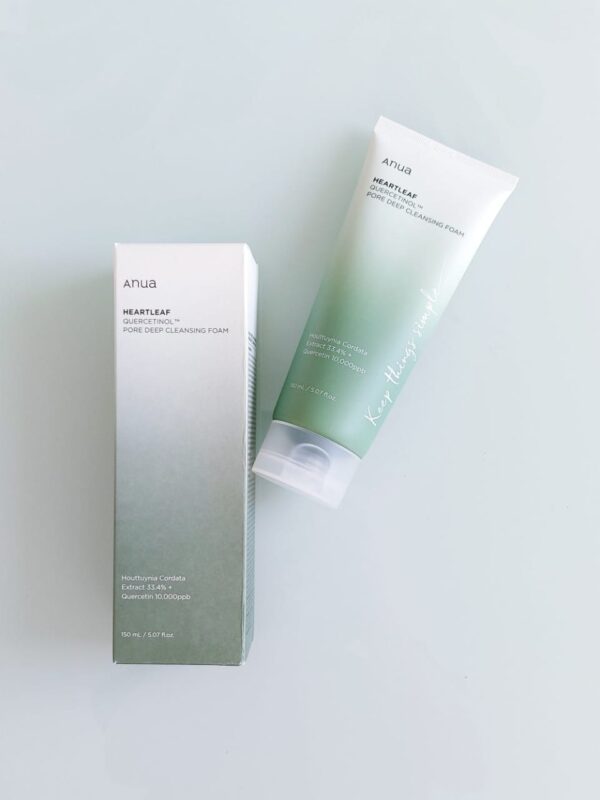 (Korean)Heartleaf Quercetinol, Pore Deep Cleansing Foam , 5.07 fl oz (150 ml)