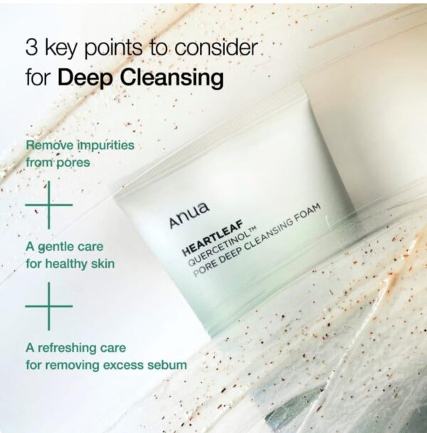 (Korean)Heartleaf Quercetinol, Pore Deep Cleansing Foam , 5.07 fl oz (150 ml) - Image 5