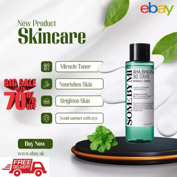 SOME BY MI AHA BHA PHA 30 Days Miracle Toner 150ml - Exfoliating Toner with AHA - Image 8