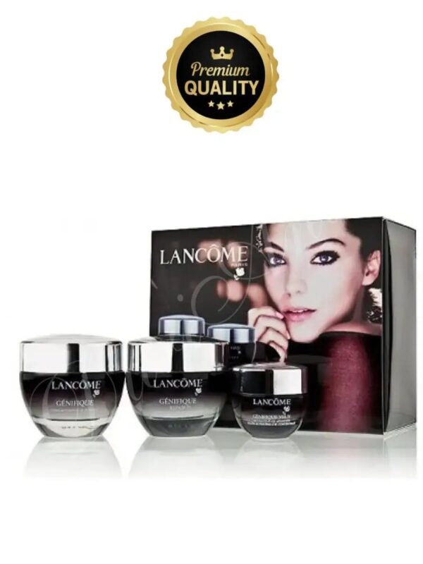 (NEW orignal)Set of 3 Lancôme GÉNIFIQUE Cream day cream 50 ml ,night cream 50 ml and eye cream 15 ml