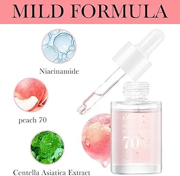 (Korean) Anua Peach 70% Niacinamide Serum-Treats Hyperpigmentation-Reduce melanine-30ml - Image 5