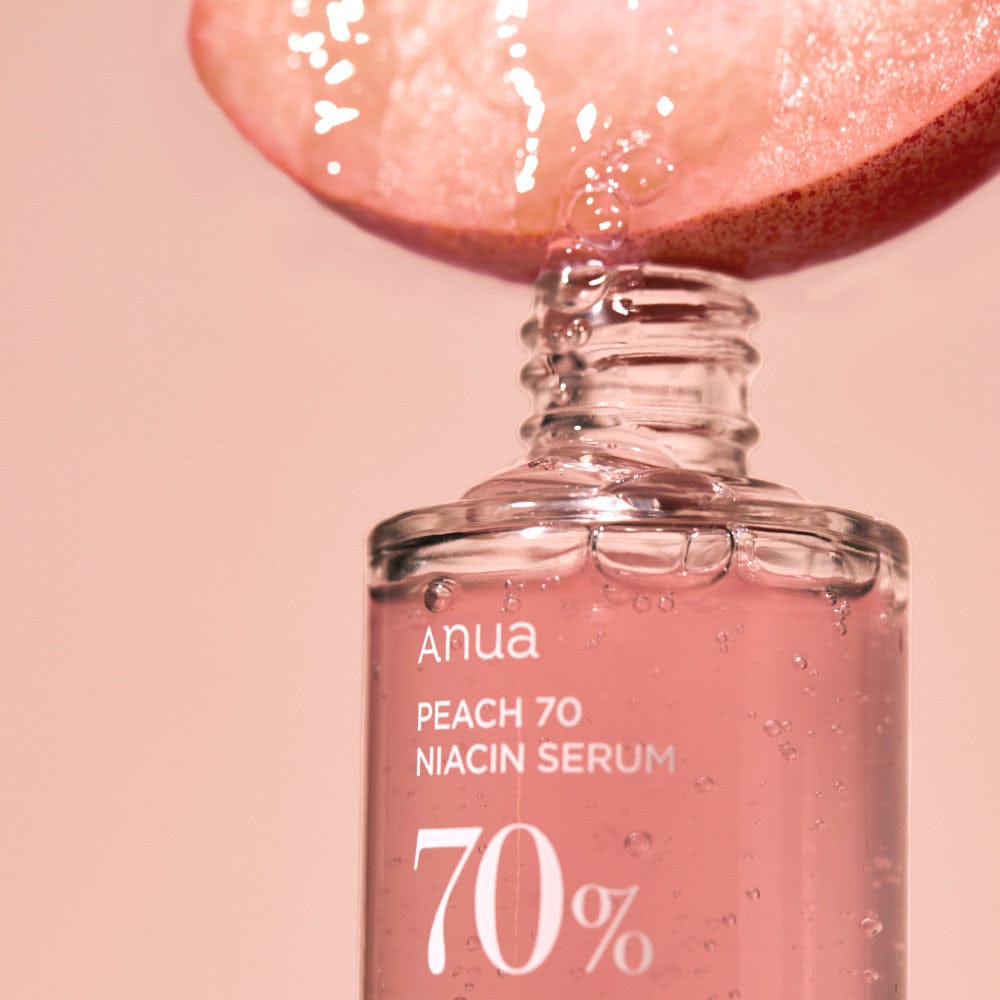 (Korean) Anua Peach 70% Niacinamide Serum-Treats Hyperpigmentation-Reduce melanine-30ml - Image 3