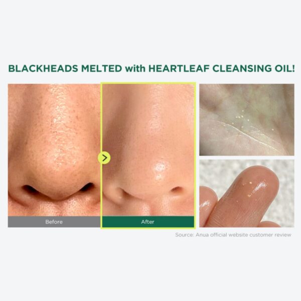 ANUA HEARTLEAF PORE CONTROL CLEANSING OIL 200ML - Image 3