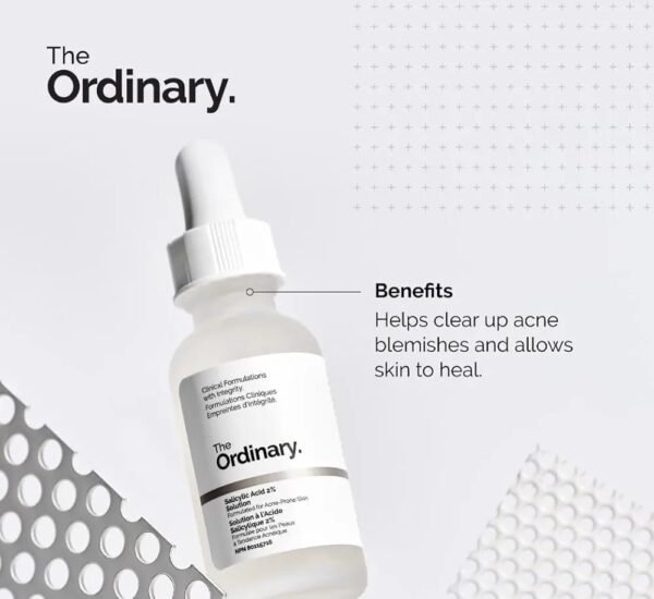The Ordinary Salicylic Acid 2%. Solution,Formulated forTreatmentingAcne-Prone  30ml - Image 4