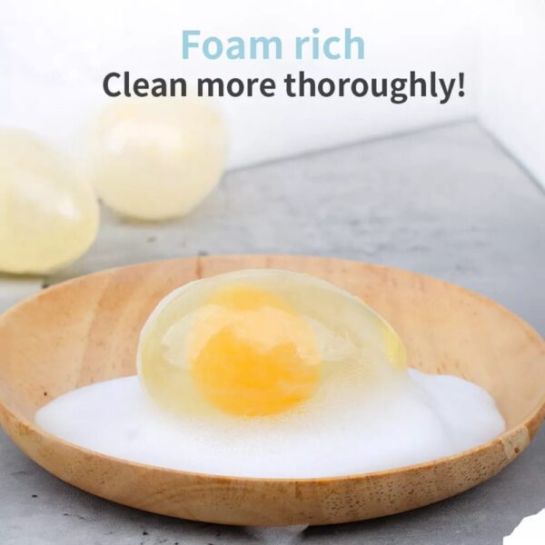 Collagen Egg Shape Scented Soap for Face and Body - Image 8