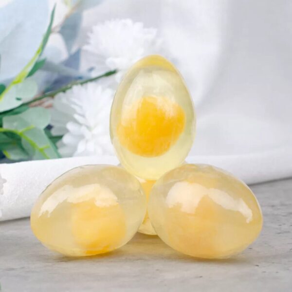 Collagen Egg Shape Scented Soap for Face and Body - Image 5
