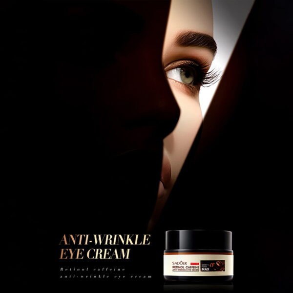 Sadoer Hydrating Retinol Caffeine Anti-Wrinkle Cream,Anti-Aging Eye Cream for Dark Circles & Puffiness Eye Cream  20g - Image 4