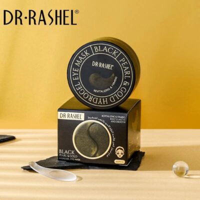 (New)Dr.Rashel Black Pearl & Gold Hydrogel Eye Mask – 60pcs