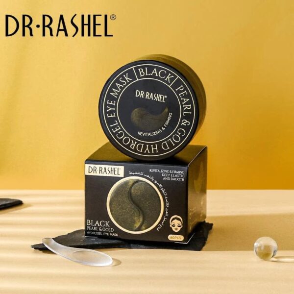 (New)Dr.Rashel Black Pearl & Gold Hydrogel Eye Mask - 60pcs
