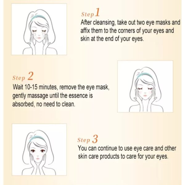 (New)Dr.Rashel Black Pearl & Gold Hydrogel Eye Mask - 60pcs - Image 6