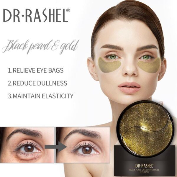 (New)Dr.Rashel Black Pearl & Gold Hydrogel Eye Mask - 60pcs - Image 5