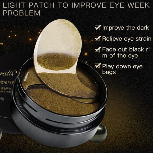 (New)Dr.Rashel Black Pearl & Gold Hydrogel Eye Mask - 60pcs - Image 3