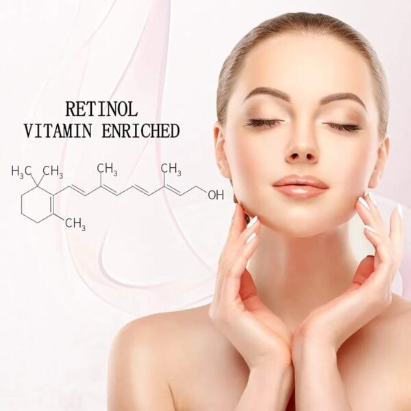 Mabox Moisturizer Cream for Face and Eye Area with 2.5% Active Retinol, Hyaluronic Acid, Vitamin E (1.7 Fl. Oz) - Image 5