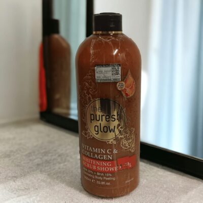 THE PUREST GLOW” Vitamin C & Collagen Whitening Exfoliating Shower Gel