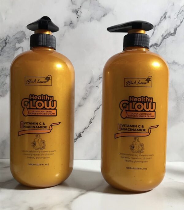 Healthy Glow Ultra Moisturizing Scrub Shower Cream with Niacinamide & Vitamin C 1000ml