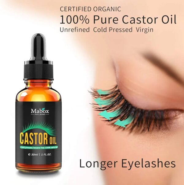 Mabox Castor Oil - 100% Organic Pure - Image 3