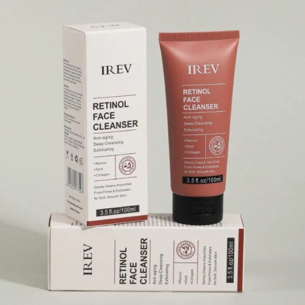 IREV Retinol Collagen Anti-Aging Cleanser Deep Cleansing Exfoliating Face Wash - Image 2