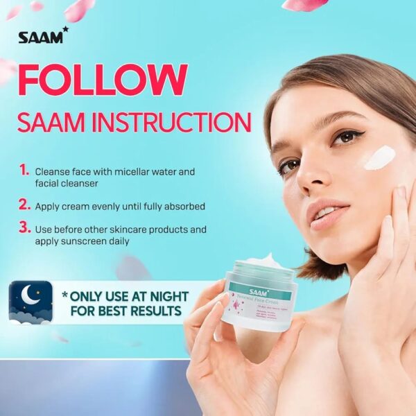 SAAM Renewal Face Cream | Melasma, Freckles, Age Spots & Dark Spots | With Alpha Arbutin and Kojic Acid | - Image 5