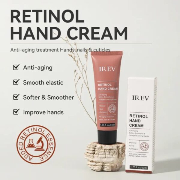 (Original)IREV Retinol Moisturizing and Nourishing Hand Cream Anti-chapping anti-aging whitening - Image 5