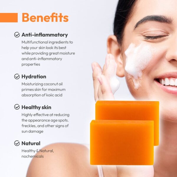 Kojie San Soap 65g x 3 (Triple Pack) - Skin Brightening & Lightening - Image 3