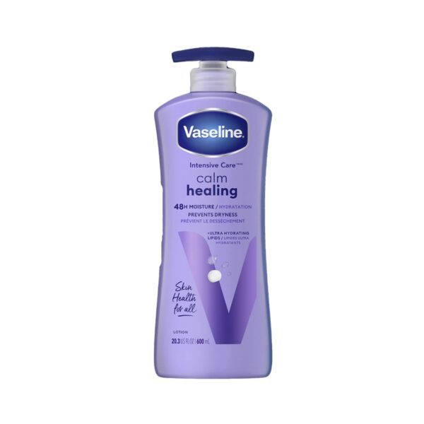 (Original new)Vaseline Intensive Care Calm Healing Body Lotion 4 ct for Dry Skin with Ultra-Hydrating Lipids for Heal and Restore 20.3 oz - Image 2
