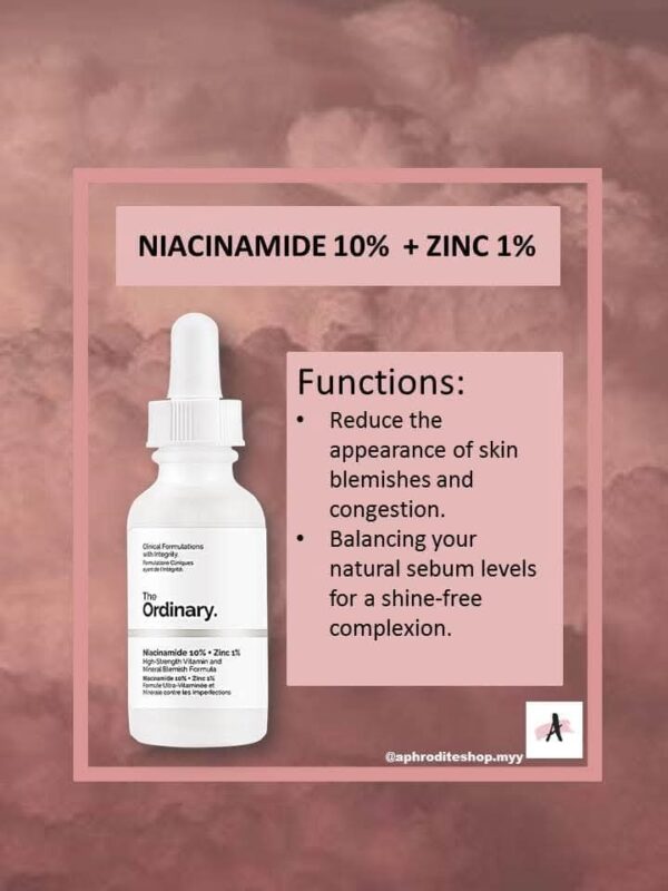 (Original) The Ordinary Niacinamide 10% + Zinc 1% face serum 30ml - Image 6