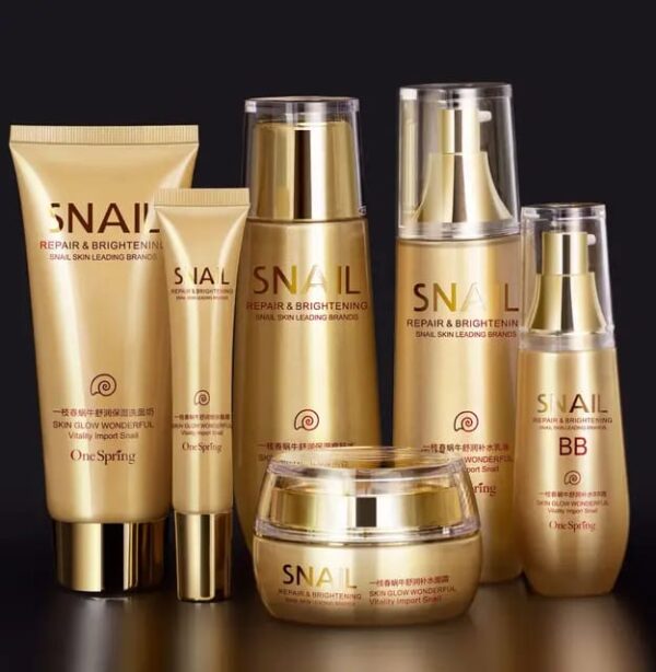 (Original)6pcs Snail Anti-aging Skin Care Sets Moisturizing Facial Set Skincare Products