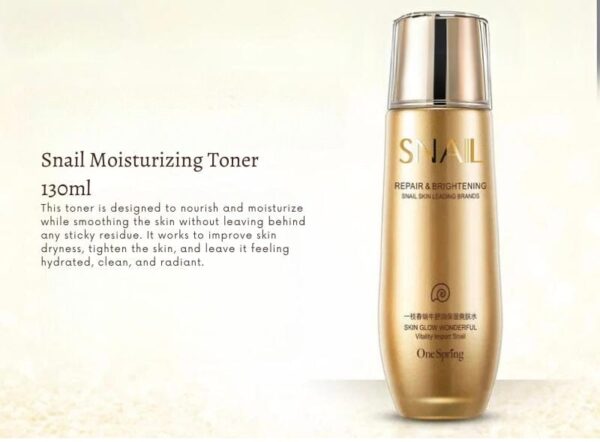 (Original)6pcs Snail Anti-aging Skin Care Sets Moisturizing Facial Set Skincare Products - Image 9