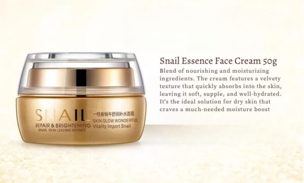 (Original)6pcs Snail Anti-aging Skin Care Sets Moisturizing Facial Set Skincare Products - Image 7
