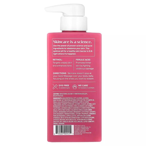 Medix 5.5 Retinol + Ferulic Acid Age Rewind Body Cream 444ml - Image 3