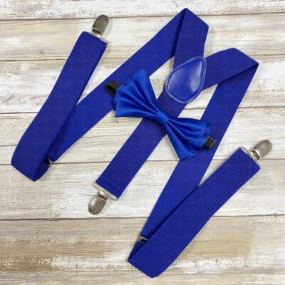Men’s Royal Blue Wide 1.5 Inch Suspender