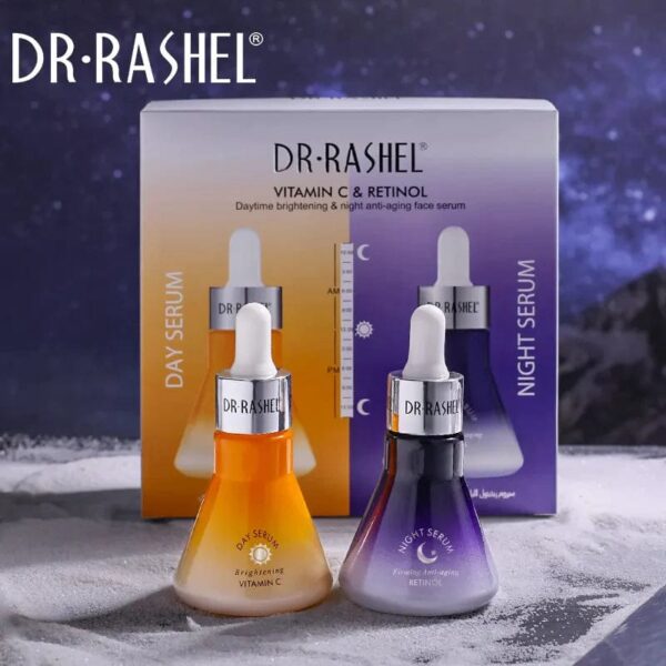 Dr. Rashel Vitamin C & Retinol Day Brightening & Anti-aging Face Serum(2 Pack) - Image 2