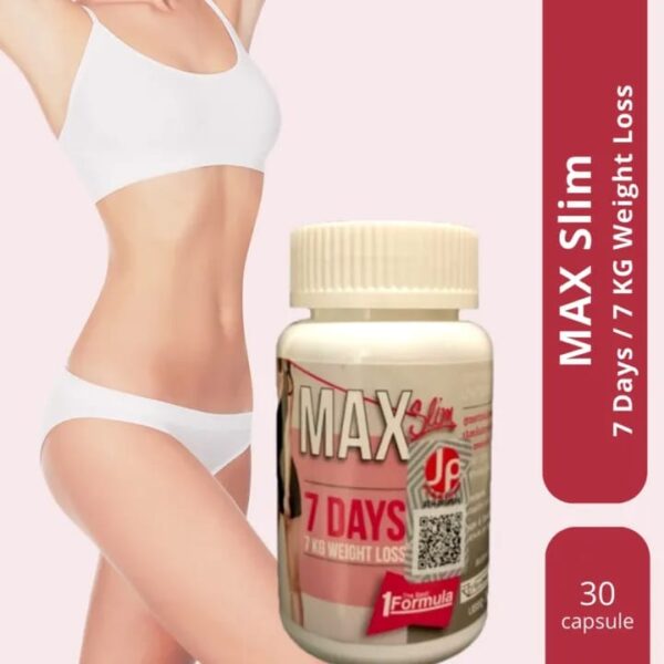 Max Slim 7 Days Diet Slimming Capsule 30 Capsules Fats Weight Loss Supplement - Image 6