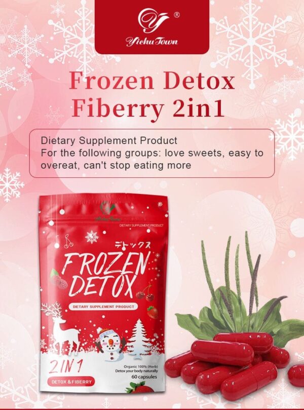 Frozen Detox and Fiberry Capsules with Psyllium Husk and Indian Gooseberry - Image 11