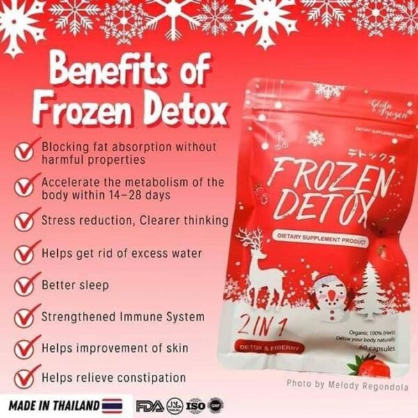Frozen Detox and Fiberry Capsules with Psyllium Husk and Indian Gooseberry - Image 3