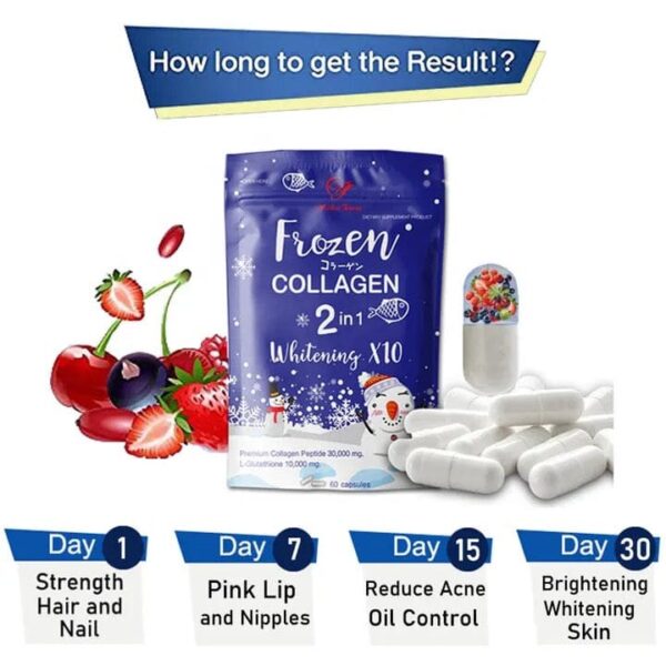 Frozen Collagen Capsule with L-Glutathione, Pomegranate, CoQ10, and Berries - Image 11