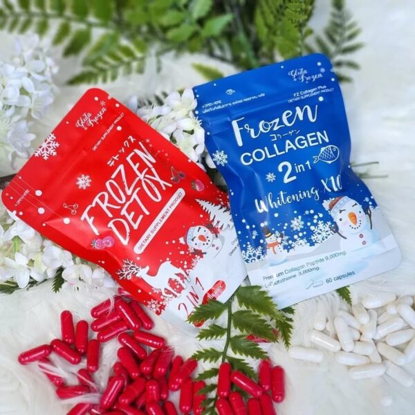 GLUTA FROZEN Detox and Collagen Whitening x10 glutathione - Double Pack, 10000mg - Image 2