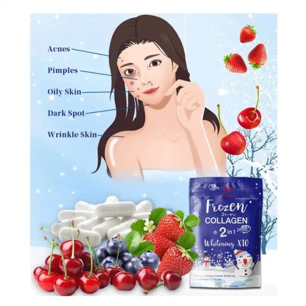 GLUTA FROZEN Detox and Collagen Whitening x10 glutathione - Double Pack, 10000mg - Image 5