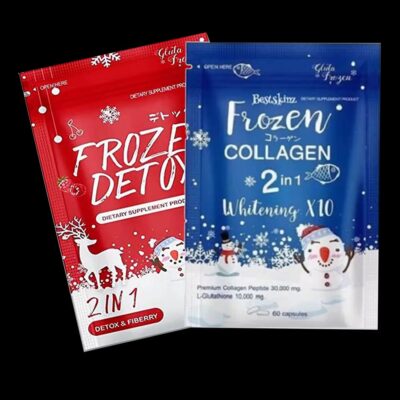 GLUTA FROZEN Detox and Collagen Whitening x10 glutathione – Double Pack, 10000mg
