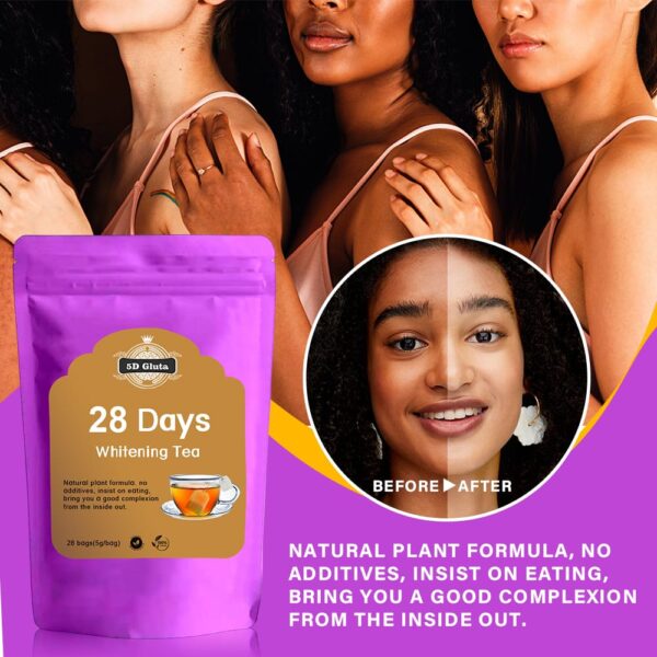 5D Gluta 28 Days Whitening Tea(28 bags) - Image 4