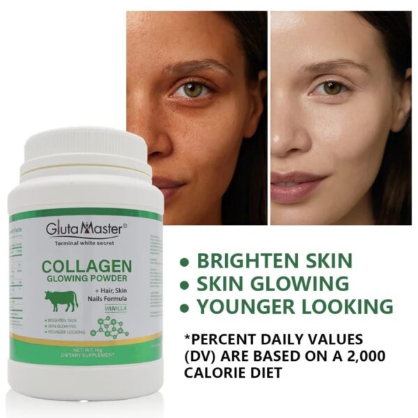Gluta Master Terminal white secret COLLAGEN GLOWING POWDER - Image 3