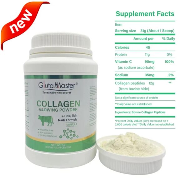 Gluta Master Terminal white secret COLLAGEN GLOWING POWDER - Image 4