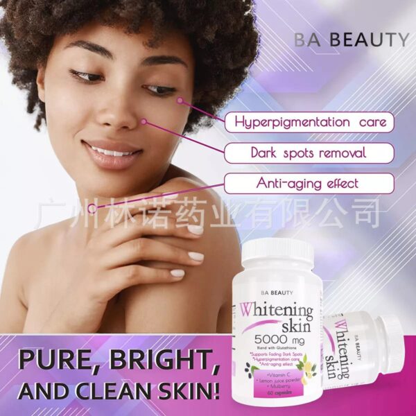 Whitening Skin 5000mg Capsule|L-GLUTATHIONE PILLS-60 - Image 3