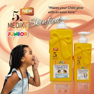 Medix5 Junior Sweet Almond + Tumeric Glow Kids &Teens Moisturizing Lotion & Gel