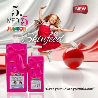 Medix5 Junior Natural Fairness + Olive Oil Kids &Teens Moisturizing Lotion & Gel
