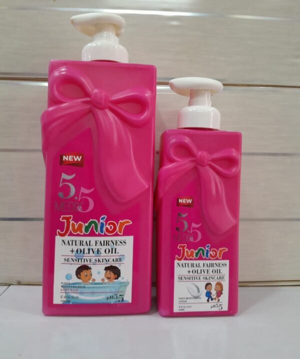 Medix5 Junior Natural Fairness + Olive Oil Kids &Teens Moisturizing Lotion & Gel - Image 2