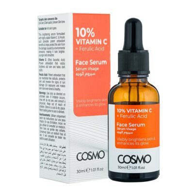 (Original)COSMO DESIGNS 10% VITAMIN C + FERULIC ACID SERUM